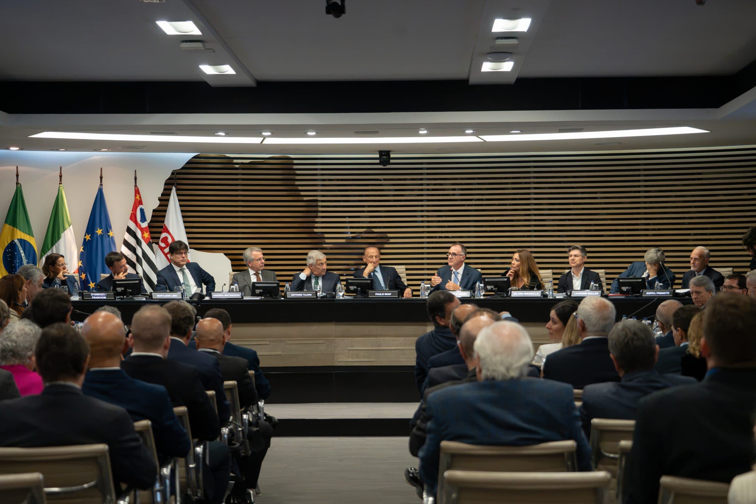 Un momento degli incontri istituzionali in Brasile nell’ambito della missione di Sistema di Confindustria e ICE-Agenzia in Argentina e Brasile.